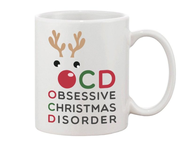 OCD Obsessive Christmas Disorder Mug