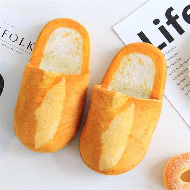 Bread Cotton Slippers