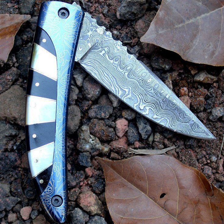 HTK-245 Damascus Knife