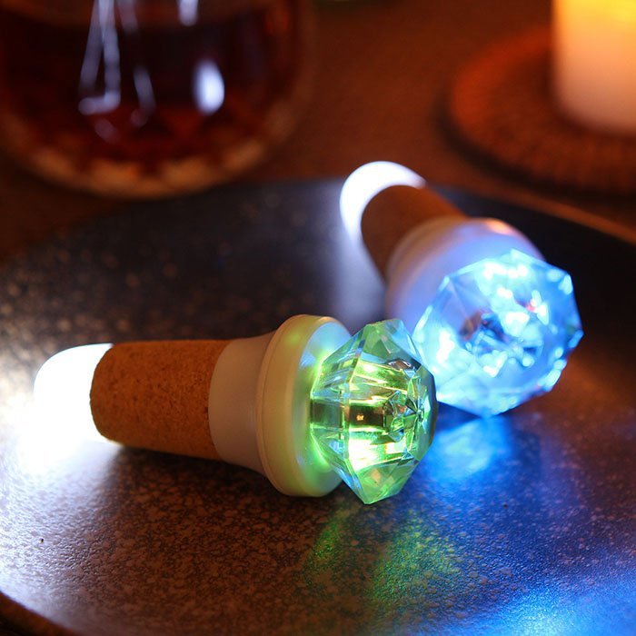 Colorful Wine Bottle Lights