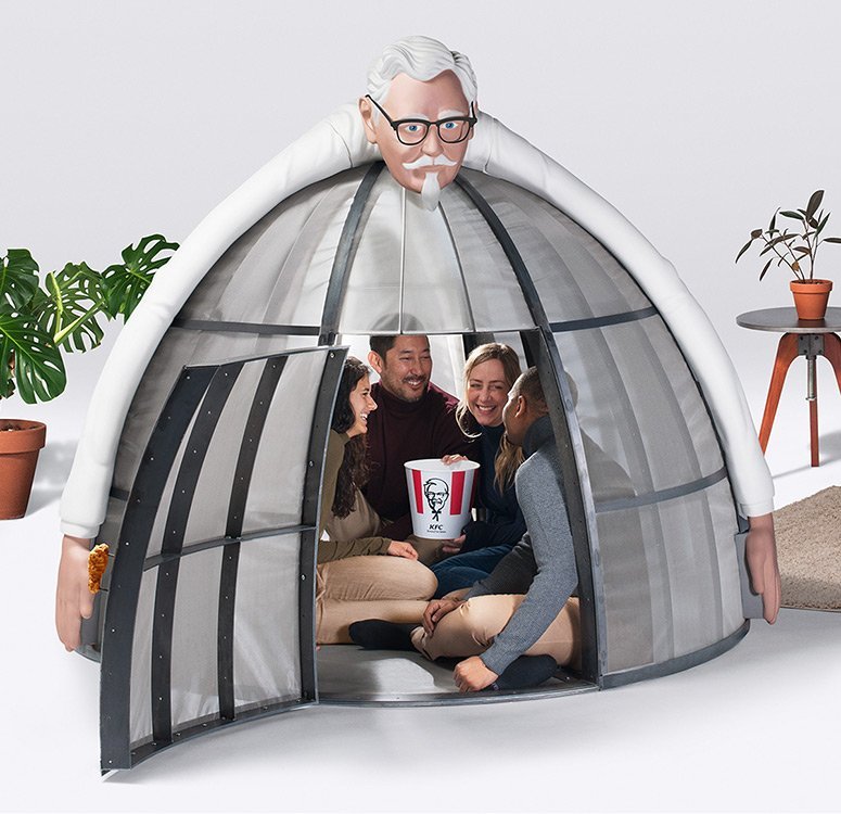 KFC Colonel Sanders Internet Escape Pod