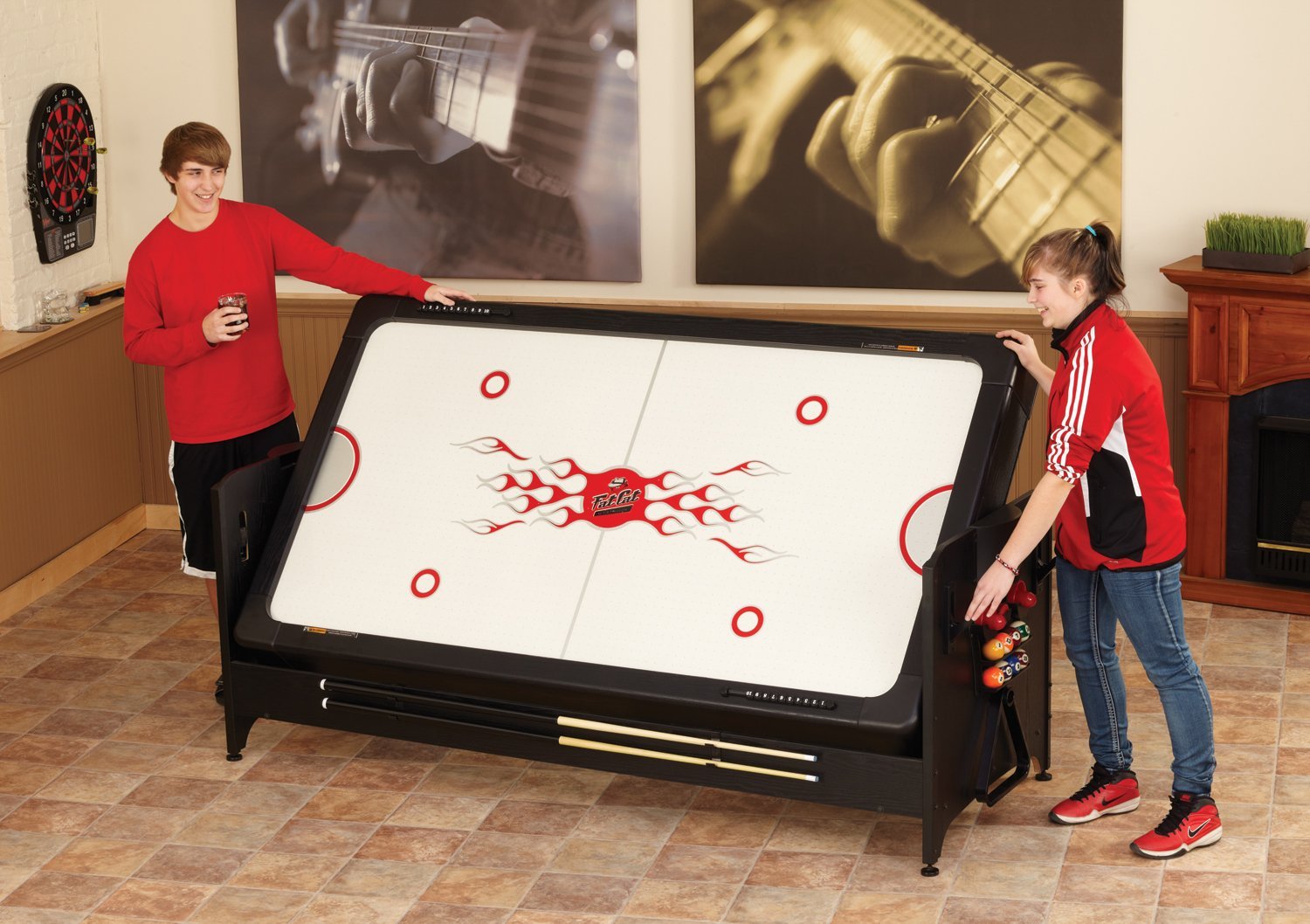 Fat Cat Pockey 7ft 3-in-1 Game Table
