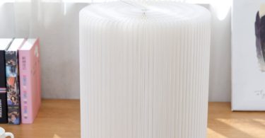 White Flexible Paper Folding Chair