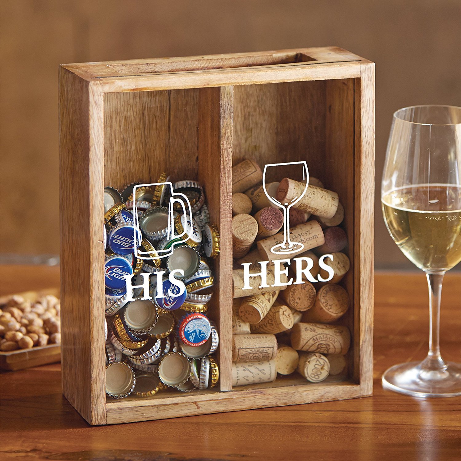 Mud Pie His/Her Cork Display Box