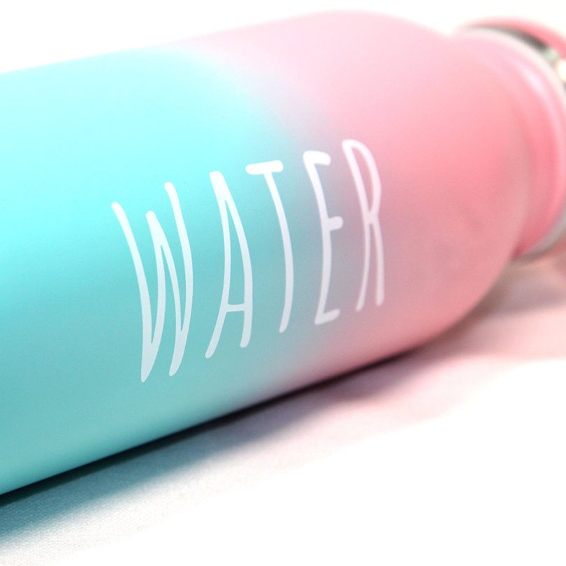 Rainbow Stainless Steel Insulated Water Bottle