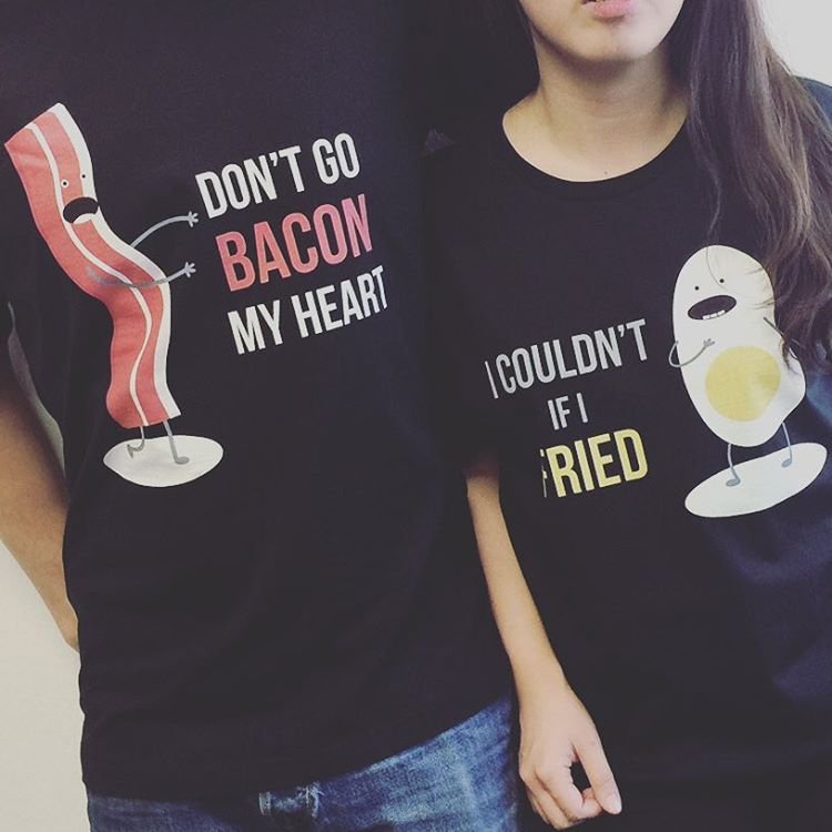 Bacon & Eggs Matching His & Hers Shirts