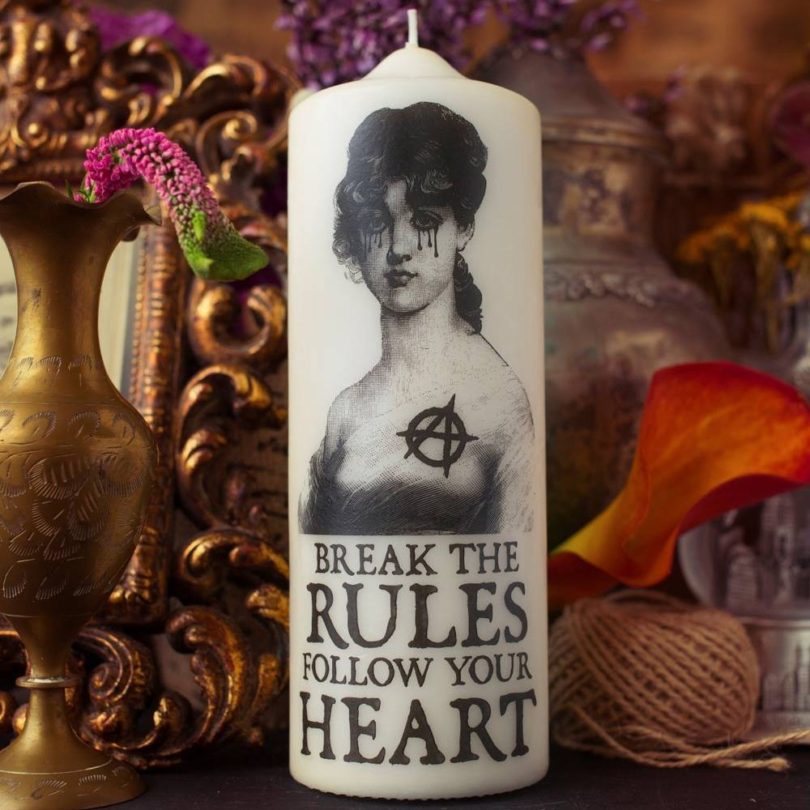 Anarchy: Break the Rules Candle by Coreterno