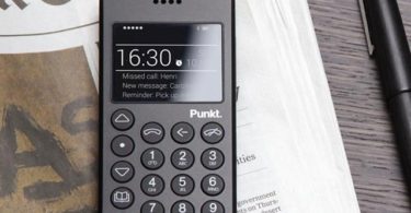 Punkt MP01 Mobile Phone in Black