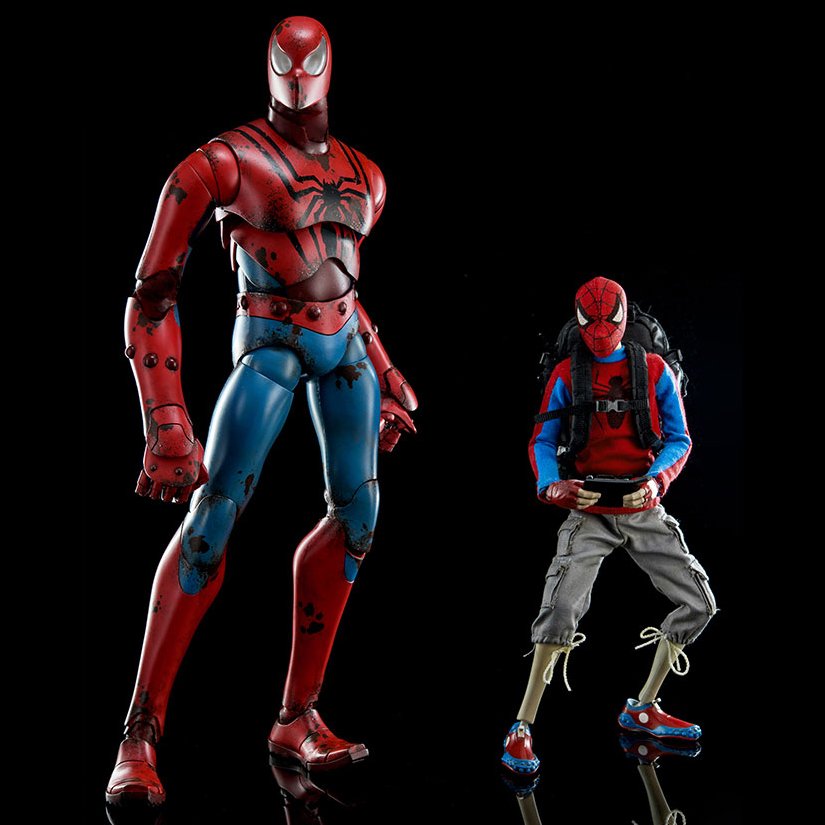 Spider-Man Peter Parker by Ashley Wood 1:6 Scale Action Figure 2-Pack