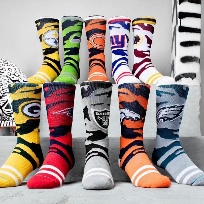 NFL Camo Socks Collection