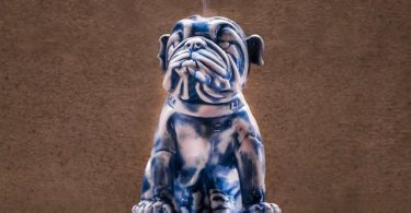 English Bulldog Incense Burner