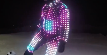 Waterproof Snowboard Ski LED Costume