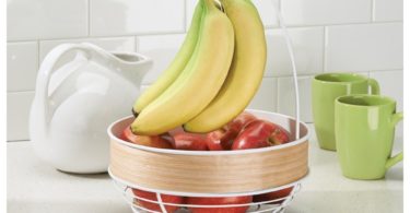 RealWood Kitchen Fruit Tree Bowl with Banana Hanger