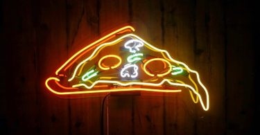 Pizza Desktop Neon Sign