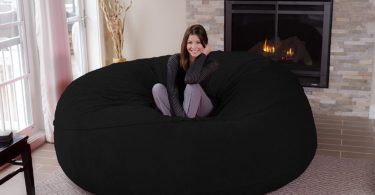 Chill Sack Bean Bag Chair: Giant 8′ Memory Foam Furniture Bean Bag