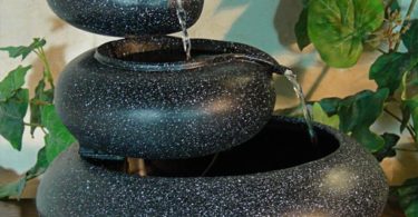 Gifts & Decor 4-Tier Tabletop Water Fountain Decorative Sculpture