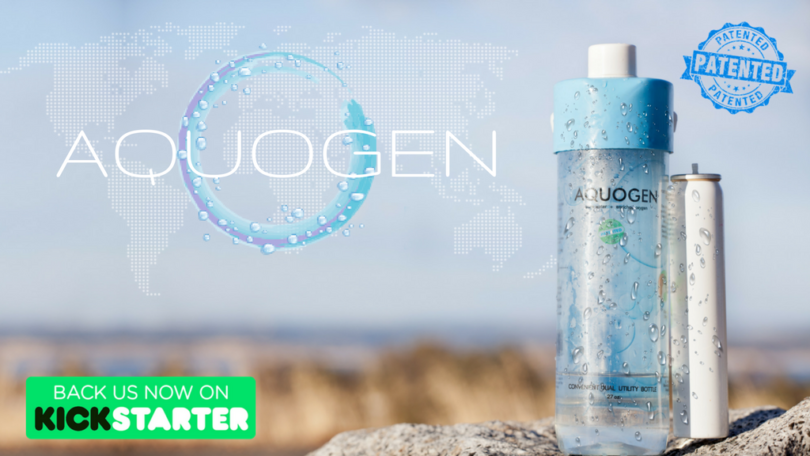 AQUOGEN: Water and Breathable Oxygen On-The-Go