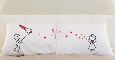 Catch My Love! His & Hers Couple Pillowcases