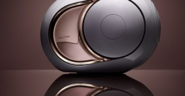 Gold Phantom Wireless Speaker by Devialet