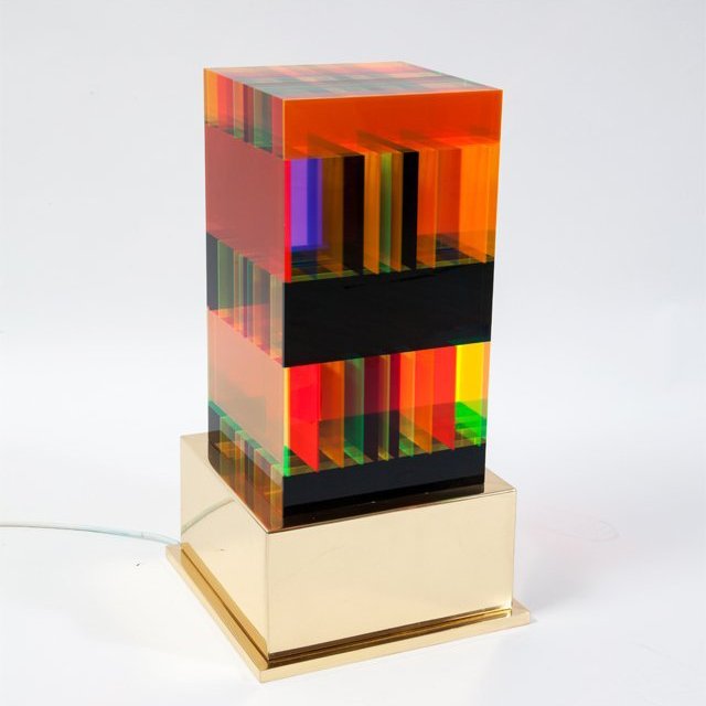 Plexiglas Table Lamp DNA by Studio Superego