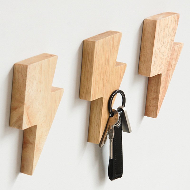 Lighting-shaped Magnetic Key Holder