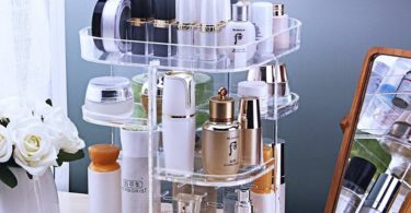 Acrylic 360° Rotating Cosmetic Organizer