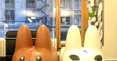 Labbit Stools by Frank Kozik