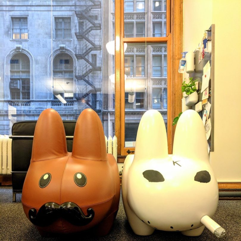 Labbit Stools by Frank Kozik