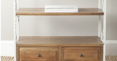 Safavieh Safavieh American Home Collection Chandra Oak and White Smoke Console Table