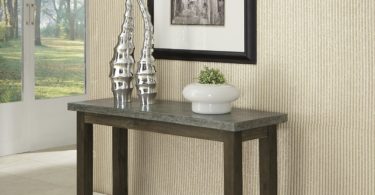 Concrete Chic Console Table