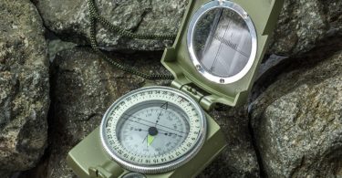 SE CC4580 MilitaryLensatic/Prismatic Sighting Compass with Pouch