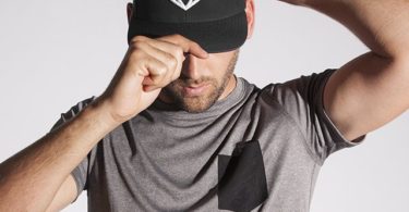 Strongbody Carbon Black Snapback Hat