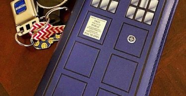 Doctor Who TARDIS Embossed Flap Wallet