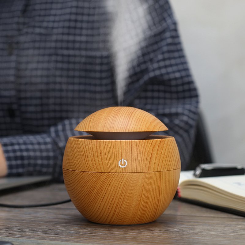 Wood Grain Desktop Humidifier
