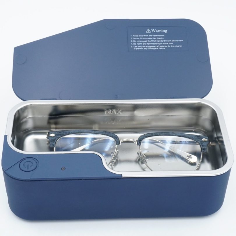 Smartclean Blue Ultrasonic Eyeglasses Cleaner