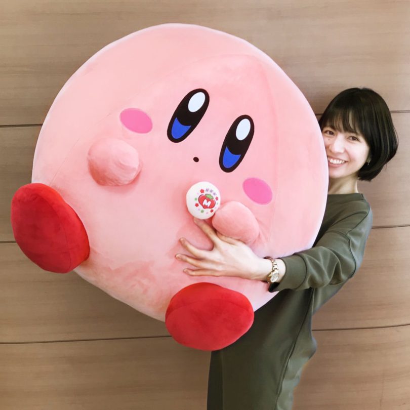 Giant Kirby Plush Toy and Manju Cake Set