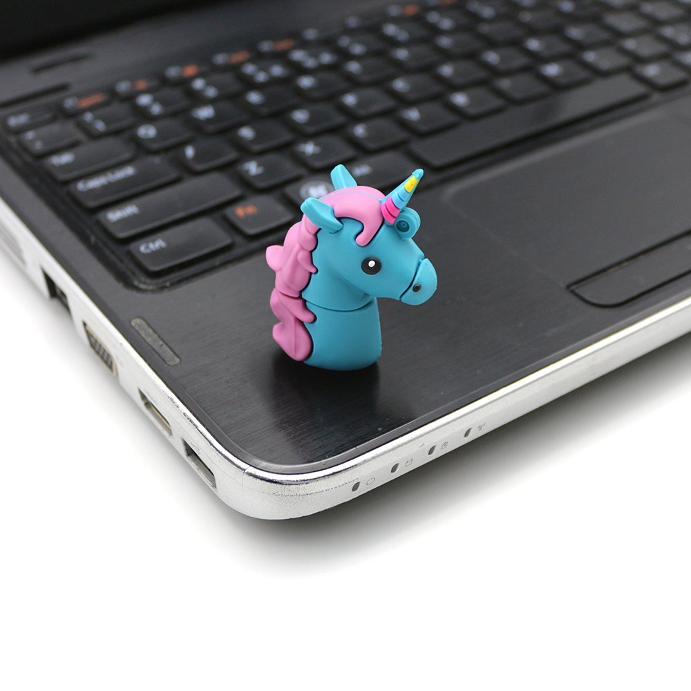 Cartoon Unicorn PVC USB Flash Drive 2.0