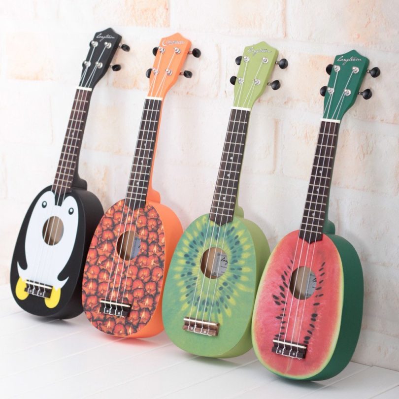 Cute Pineapple Shape Handmade Carving Dapper Beginners Concerts Ukuleles