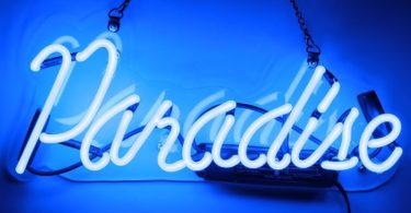 Paradise Light Sign