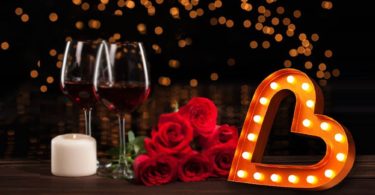 Large Romantic LED HEART Marquee Sign