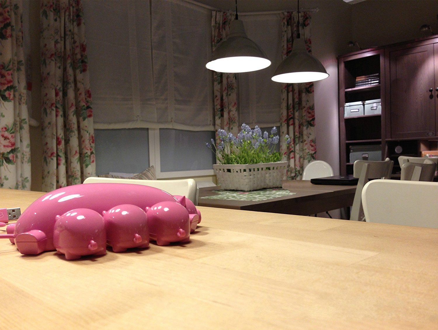 Portable Cute Mom Pig USB Hub