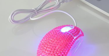 Eco-Fused USB Optical Computer Mouse with Crystal Bling Rhinestone