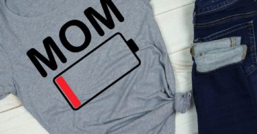 Mom Battery Low T-shirt