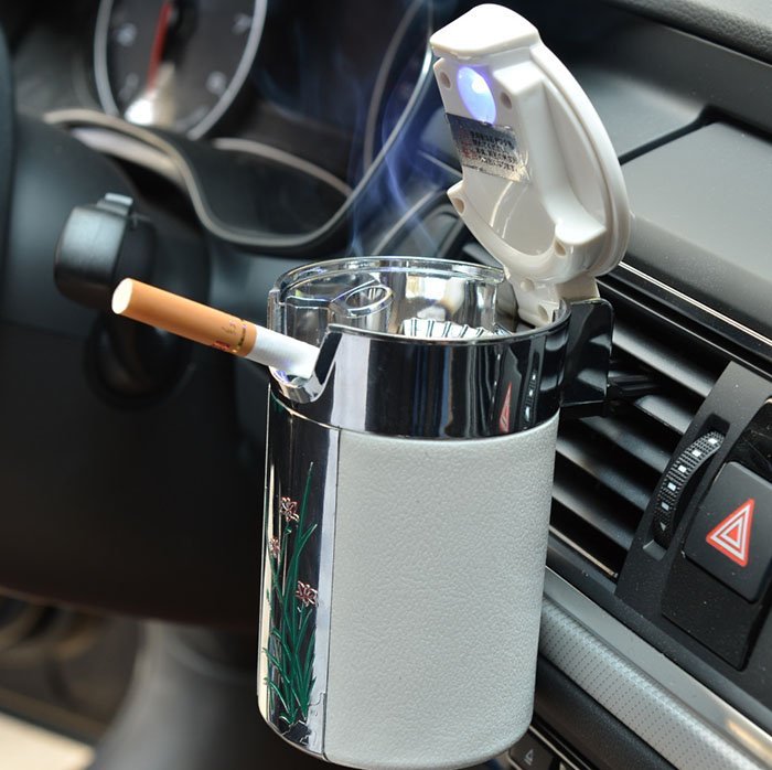 Car LED Cigarette Ashtray