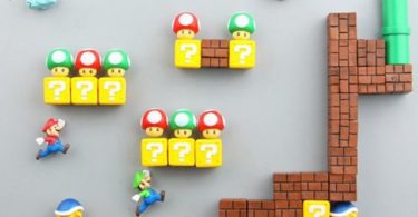 Super Mario Fridge Magnet Set