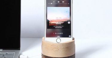 Wooden Phone Charger Stand