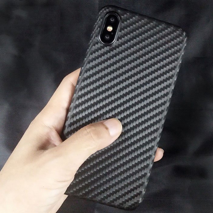 Matte Carbon Fiber Pattern Back Cover