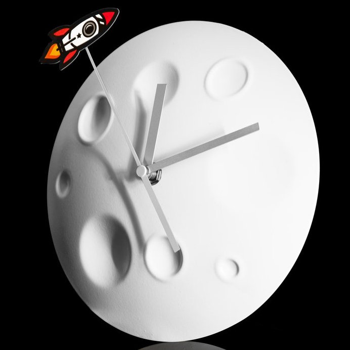 Rocket Moon Clock