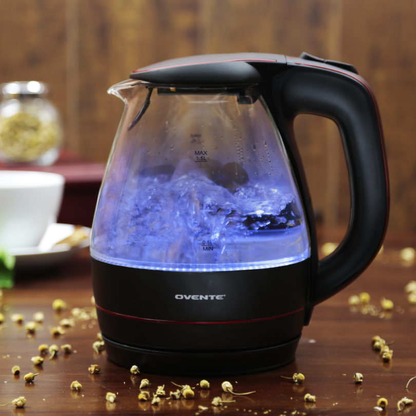 Ovente 1.5L BPA-Free Glass Electric Kettle