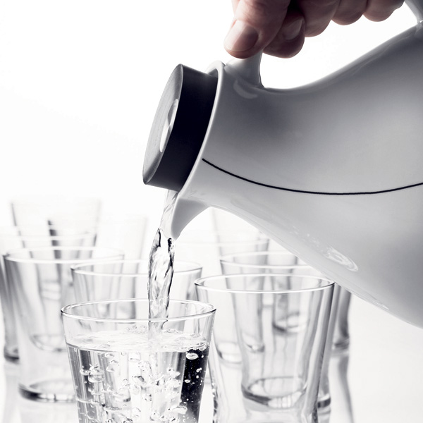 MENU of Scandinavia Black Contour Pitcher